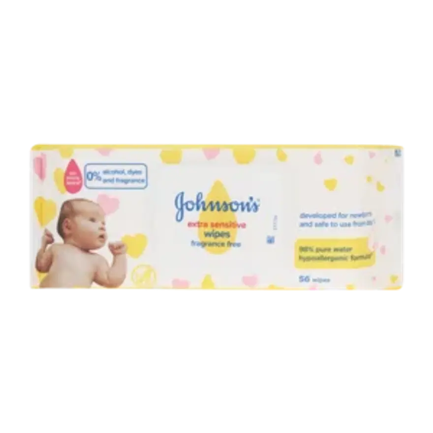 Johnsons Extra Sensitive 56wipes