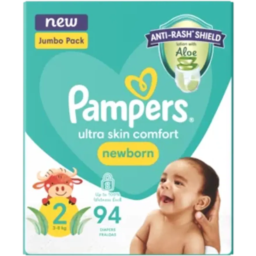 Pampers 94 Diapers Size 2