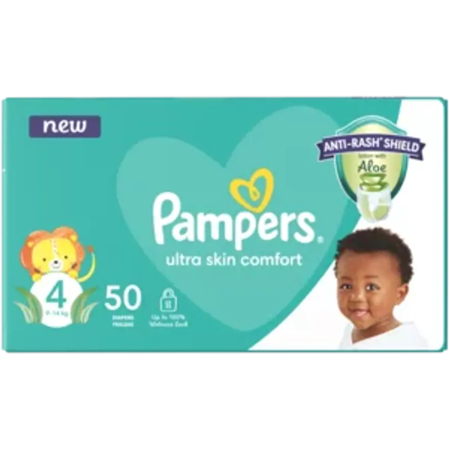 Pampers50 Diapers size 4