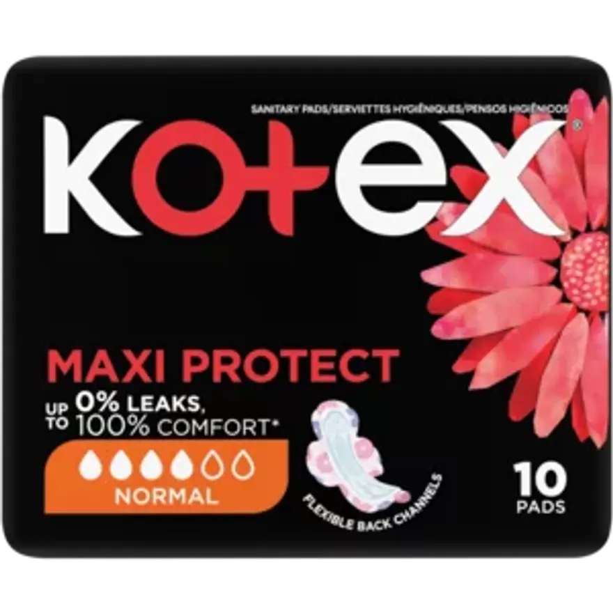 Kotex Maxi Total Confidence 10 Normal Wings
