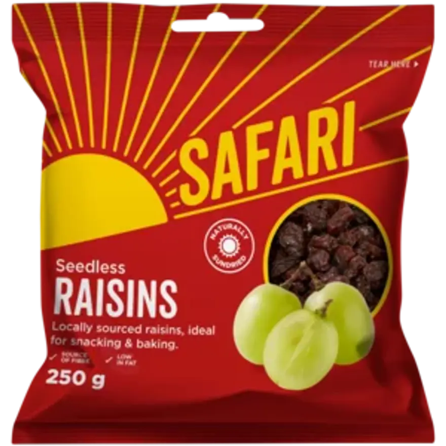 Safari Seedless Raisen 250g