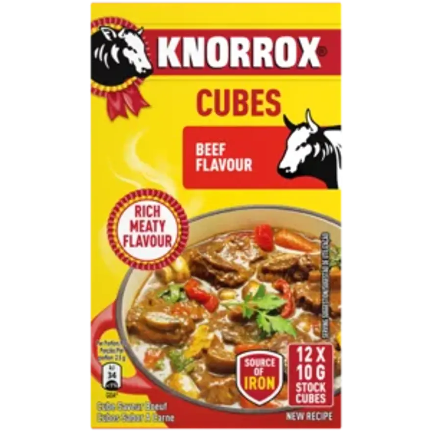 Knorrox Stock Cubes Beef 12`s