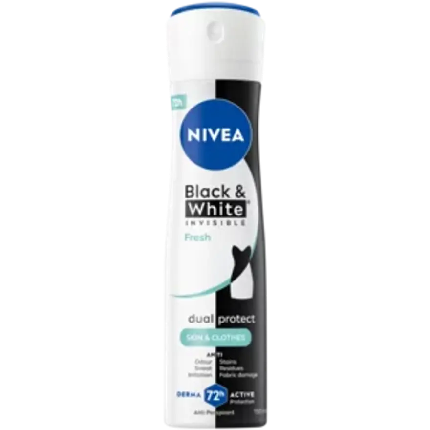 Nivea Black & White Fresh Mist Anti-Perspirant Deo 150ml