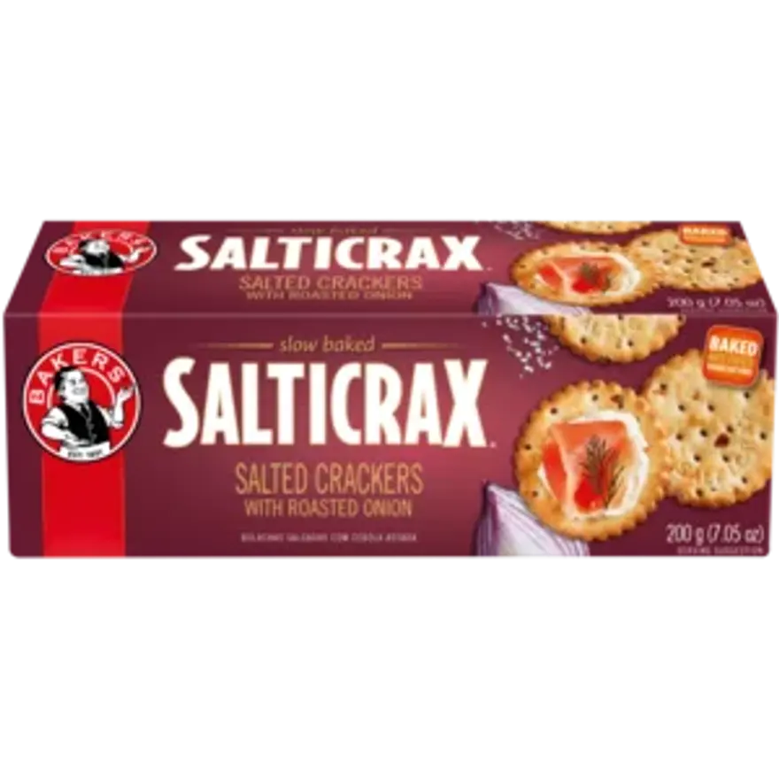 Salticrax Salted Crackers with Roasted Ui 200g