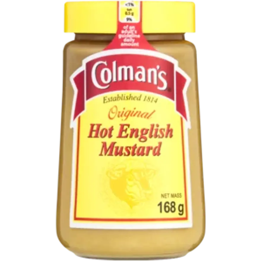 Colemans Hot English Mustard 168g