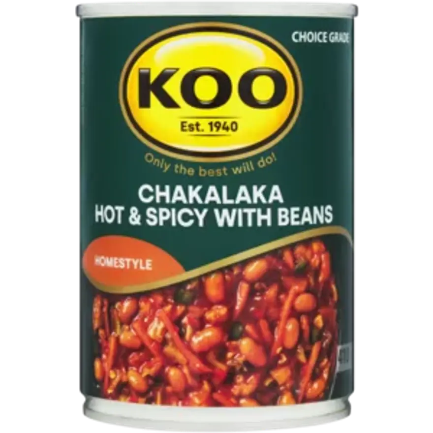 Koo Chakalaka Hot & Spicy With Beans