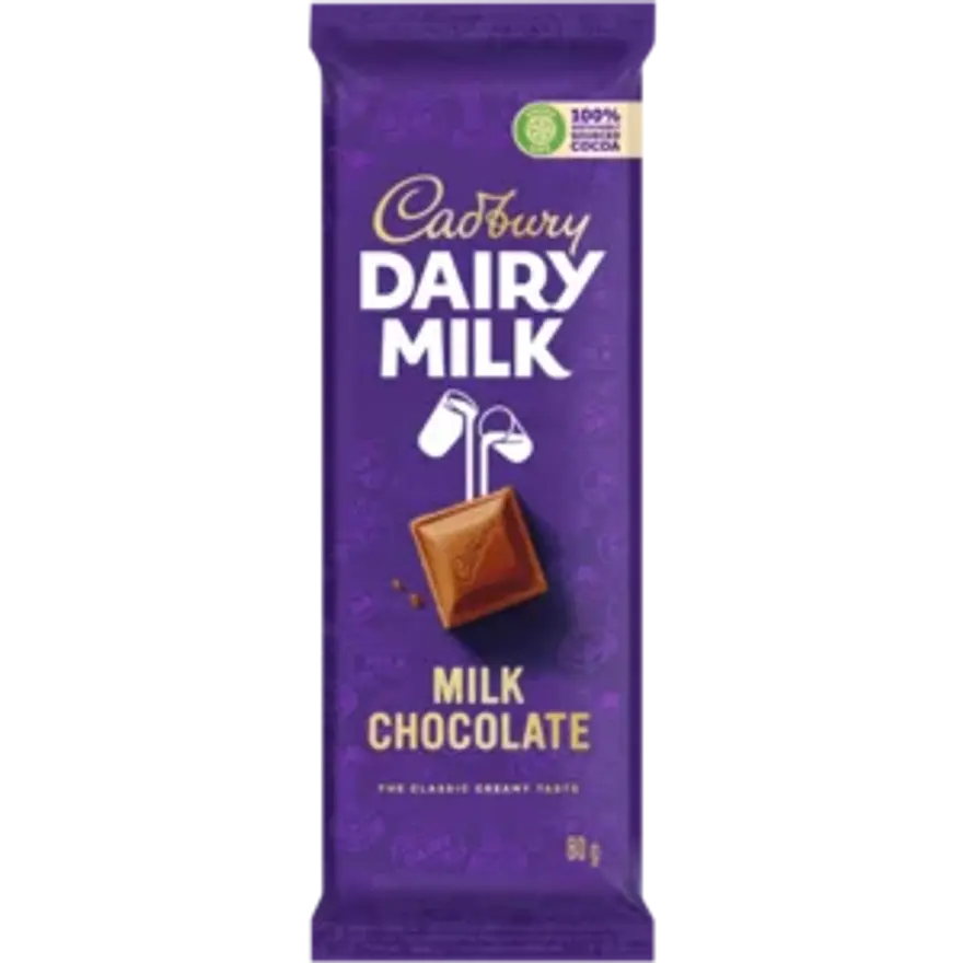 Cadbury Dairy Melk Chocolate 80g