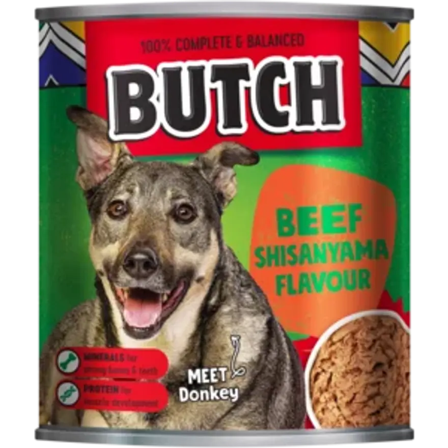 Butch Dog Food Beef Flavour 820g