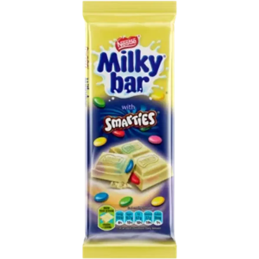 Nestle Milky Bar with Smarties 80g