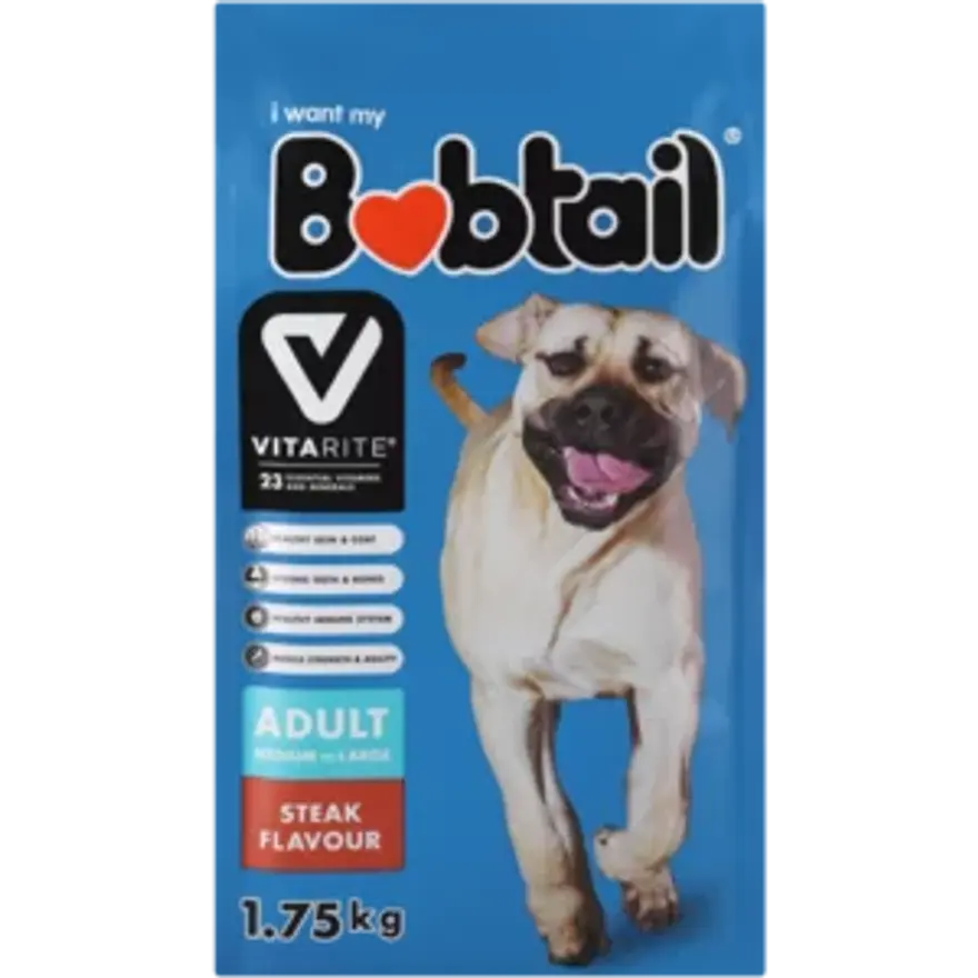 Bobtail Adult Medium to Large Steak 1.75kg
