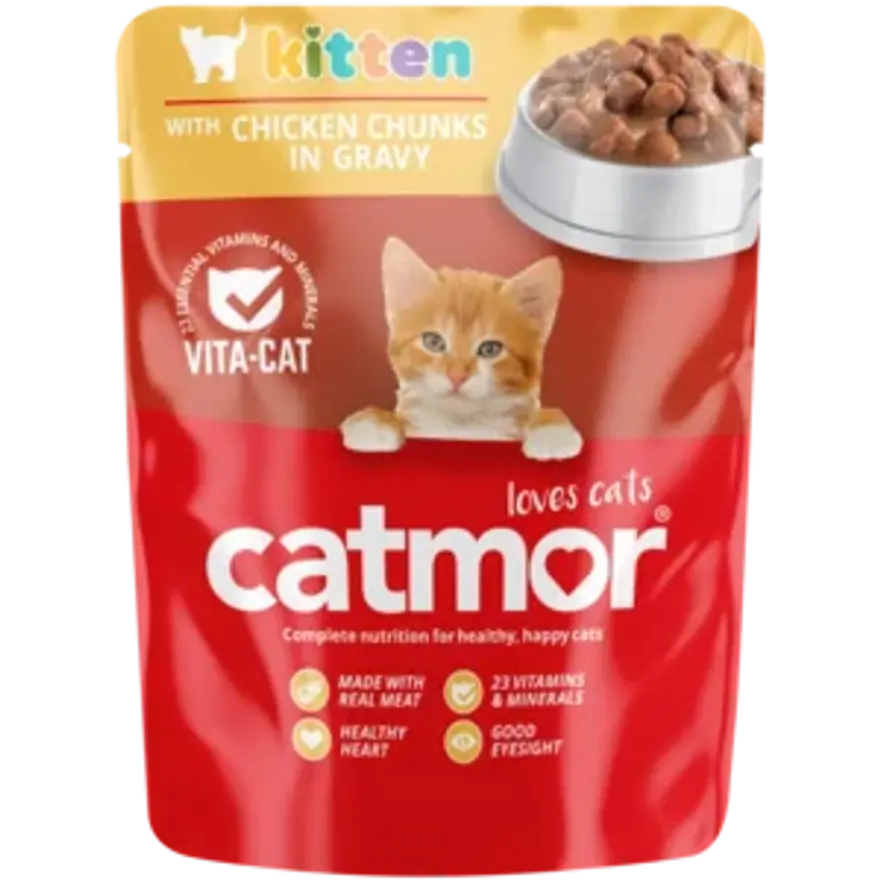 Catmore Wet Food Kitten Hoender