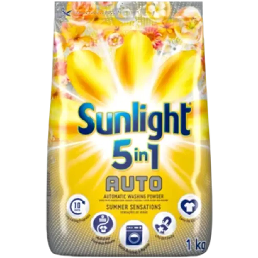 Sunlight 5 in 1 Auto Washing Powder 1Kg