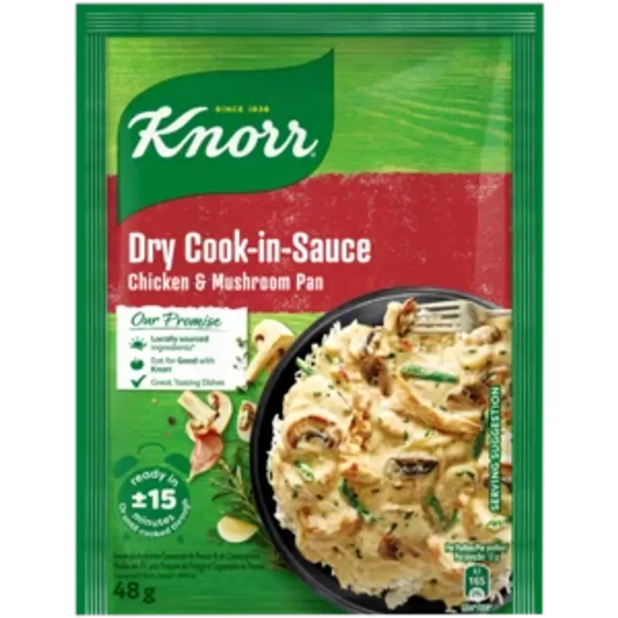 Knorr Dry Cook-in-Sause Hoender Mushroom 48g