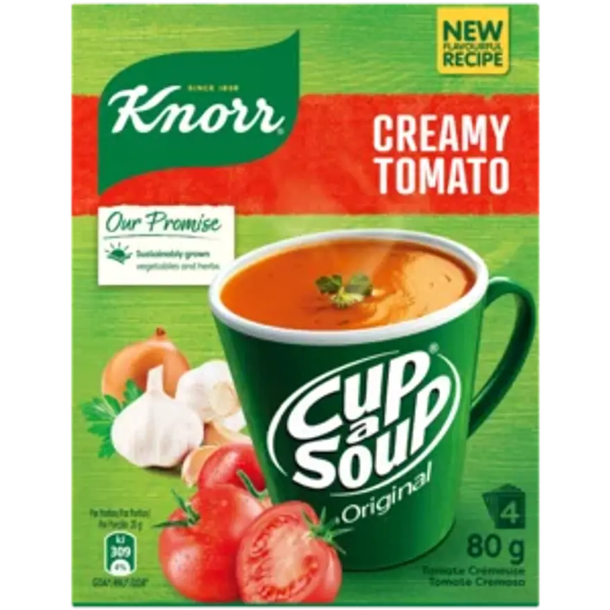 Knorr Cup a Soup Creamy Tamatie 4`s 80g