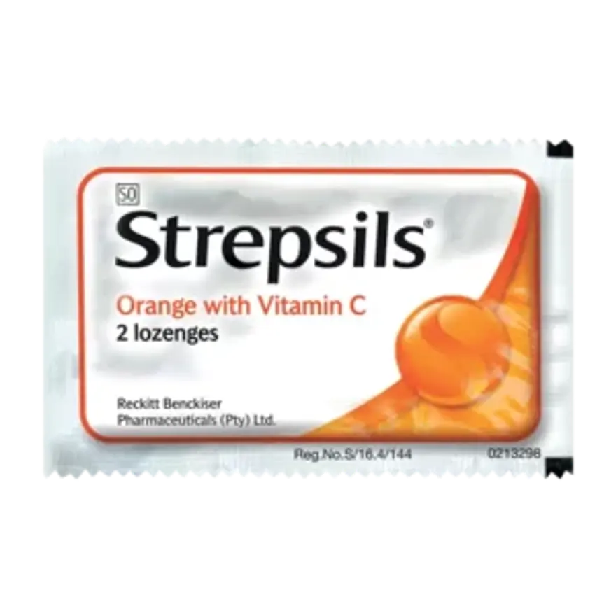 Strepsils Lemoen with Vitamin C 2`s