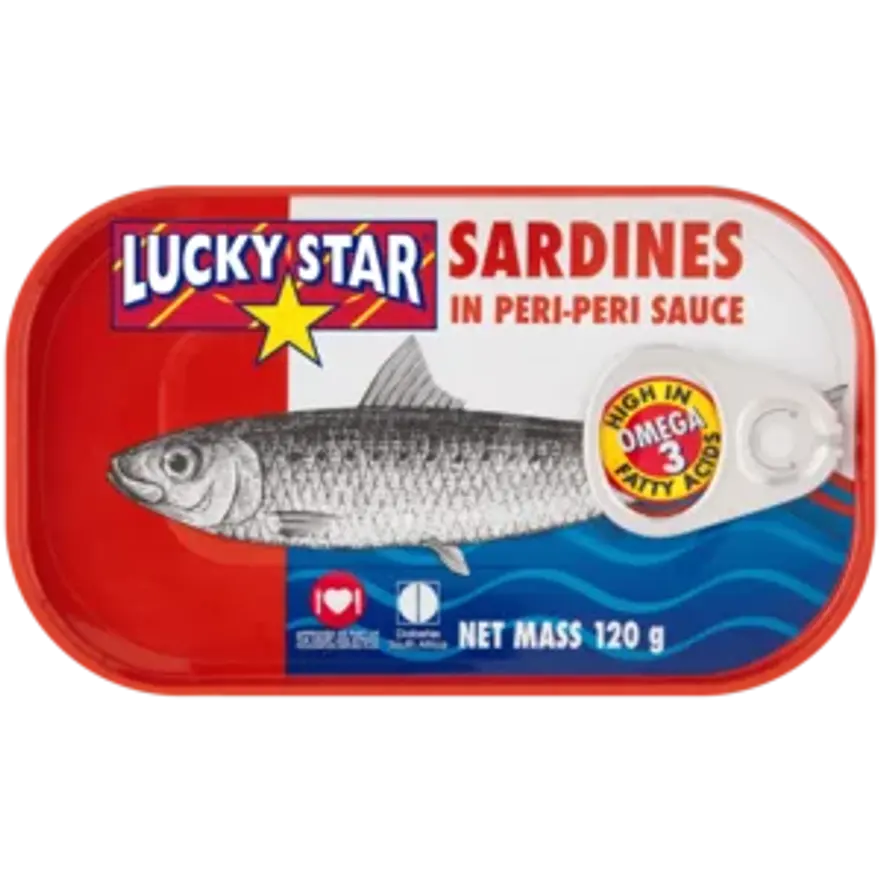 Lucky Star Sardines in Peri-Peri Sauce 120g