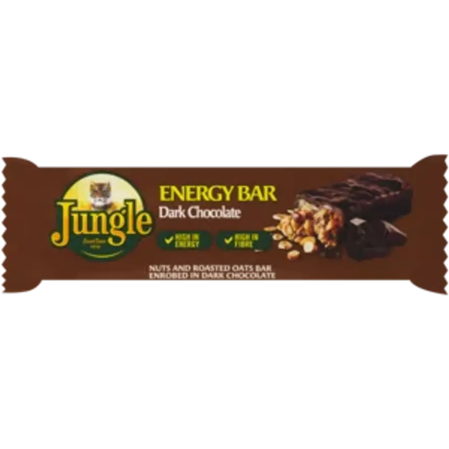 JUNGLE ENERGY BAR DARK CHOC 48G
