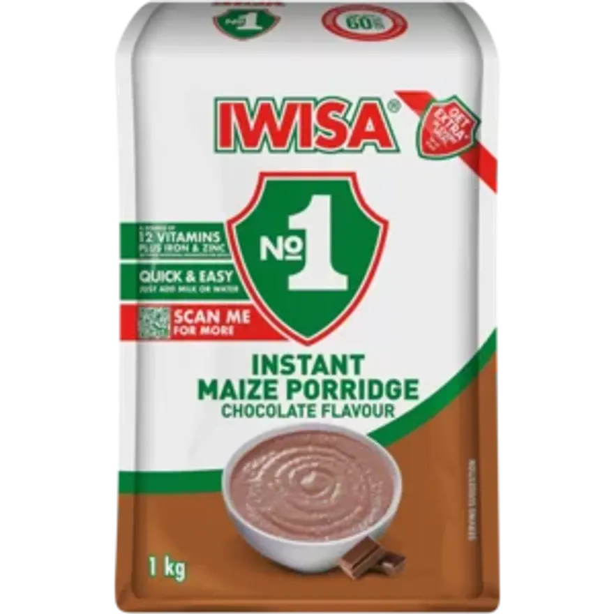 Iwisa Instant Maize Porridge Chocolate 1kg