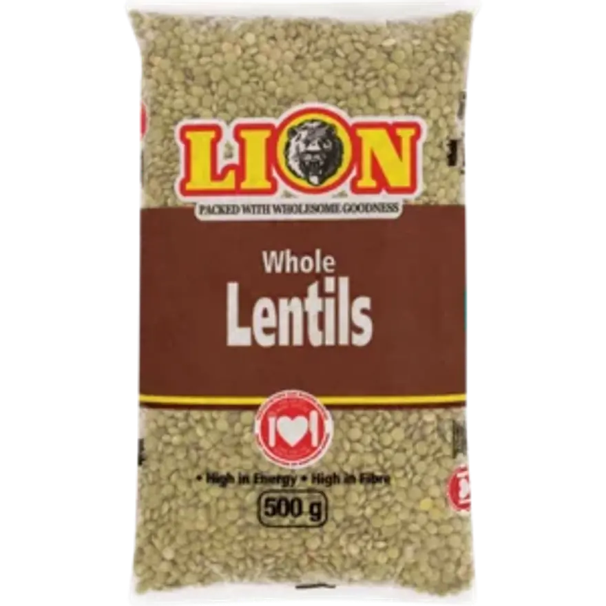 Lion Whole Lentils 500g