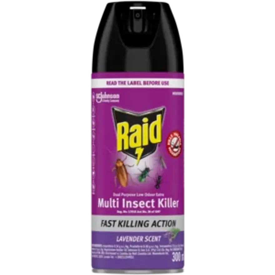 Raid Multi Insect Killer Lavender 300ml