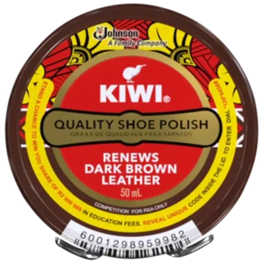 Kiwi Renews dark Brown leather Polish 50ML