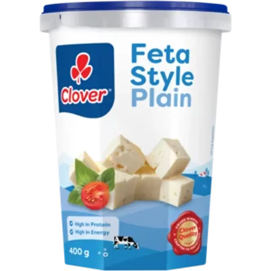 Feta Style Plain Clover 400g