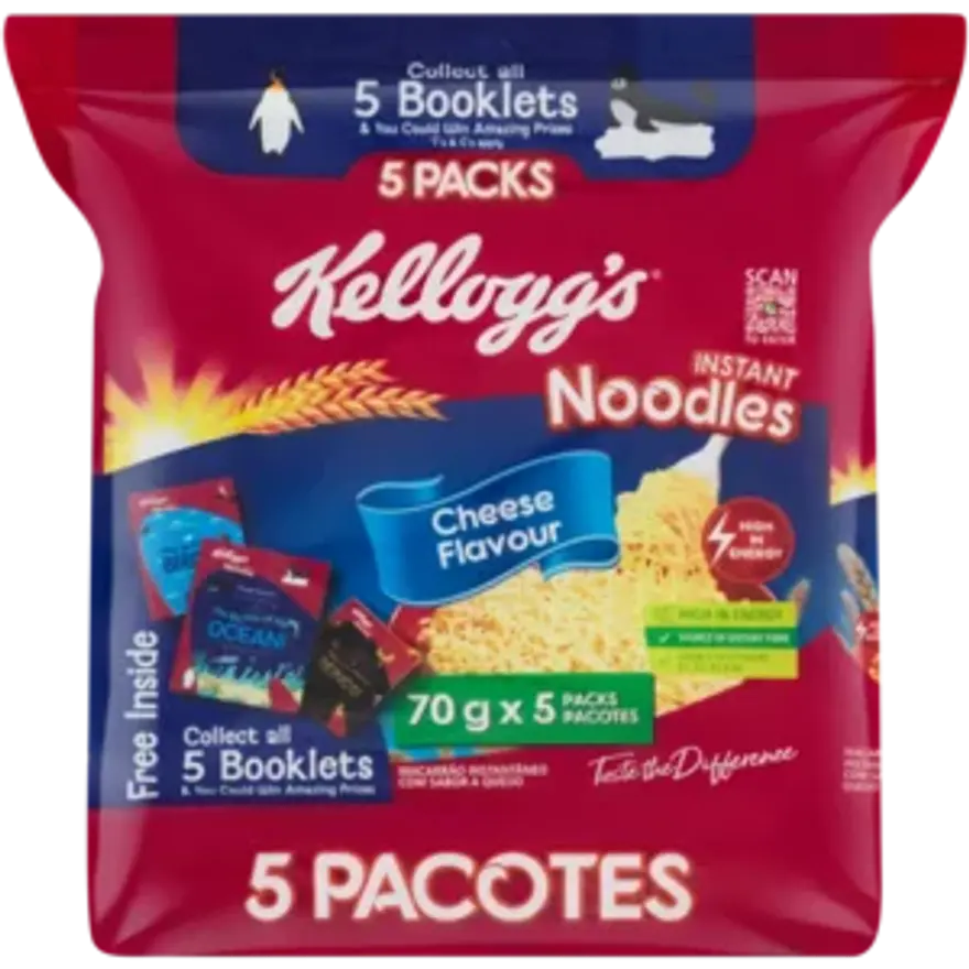 Kelloggs Instant Noodles Chees 5x70g