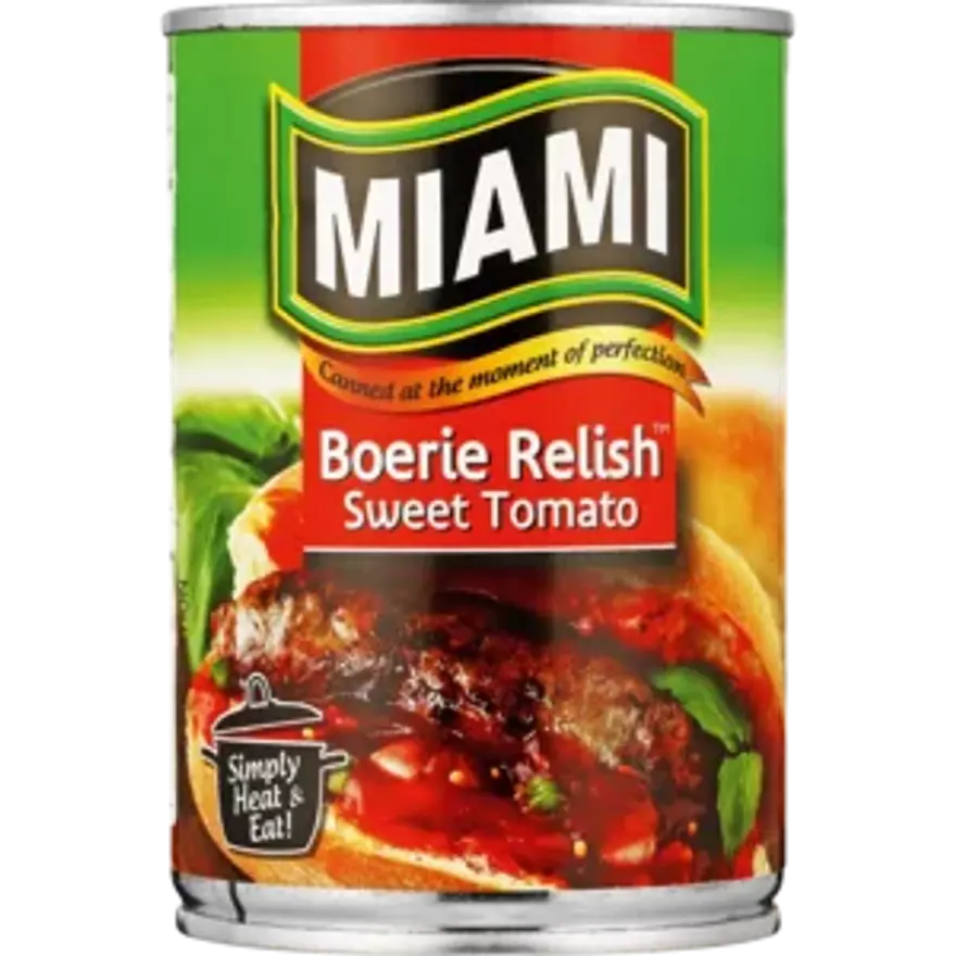 Miami Boerie Relish Sweet Tamatie 450g