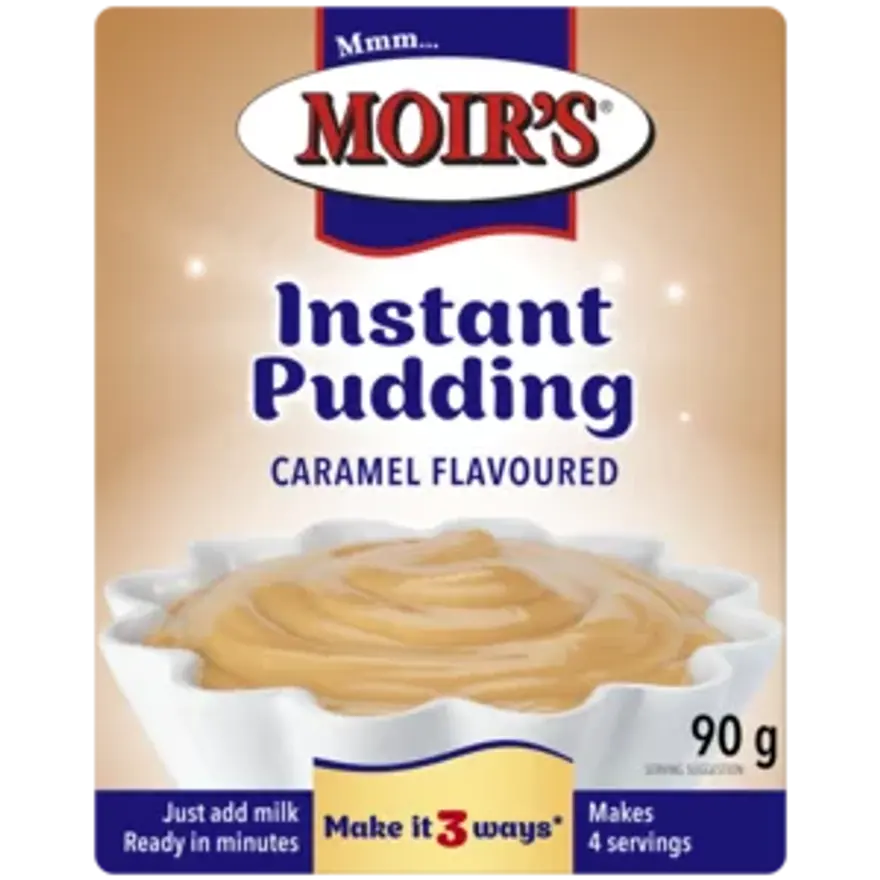Moirs Instant Pudding Caramel 90g