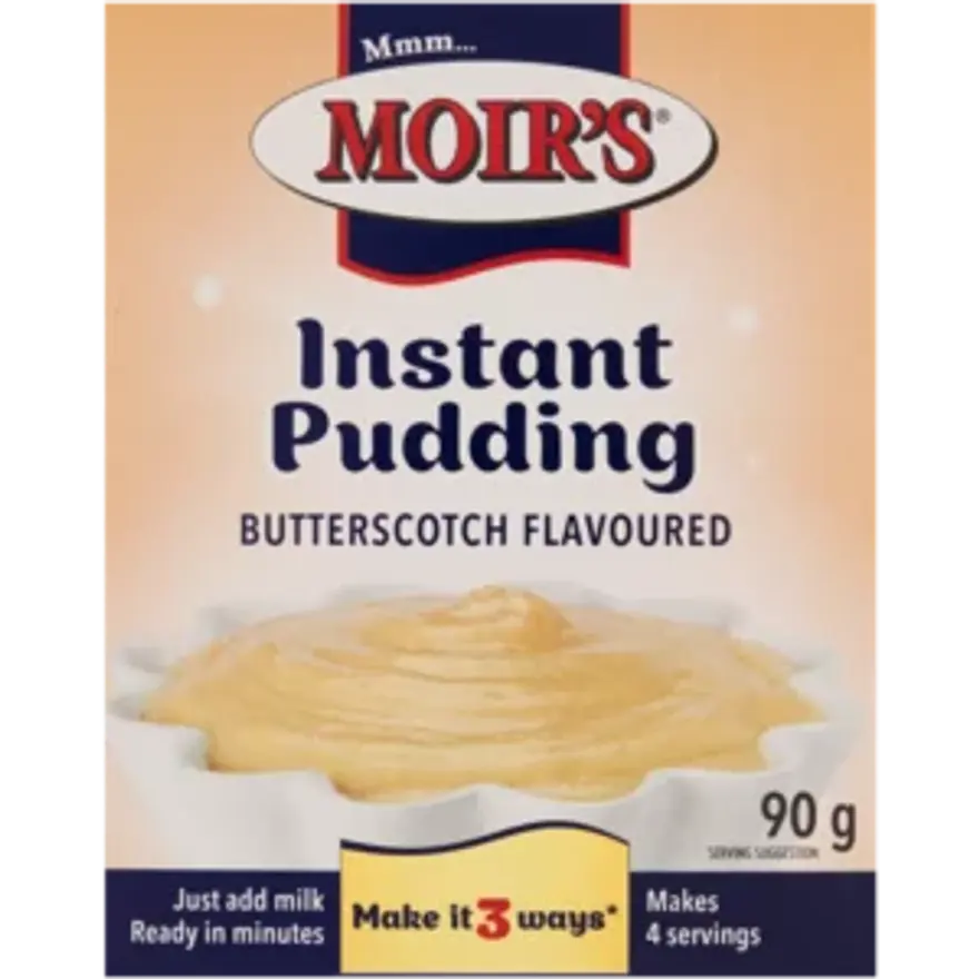 Moirs Instant Pudding Butterscotch 90g