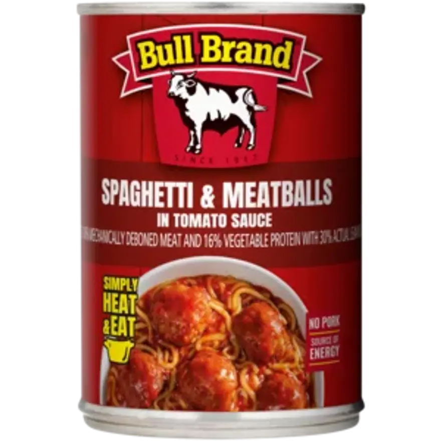 BULL BRAND SPAG & MEATBALLS 400g