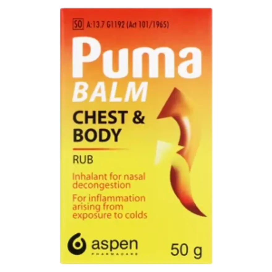 Puma Balm Chest & Body Rub 50g