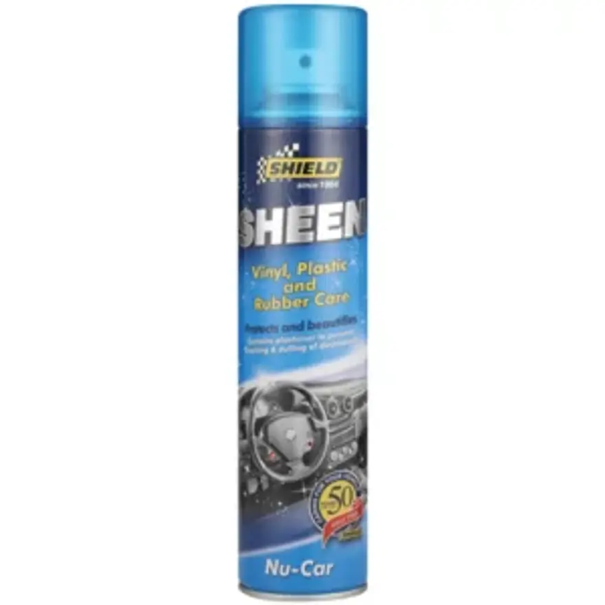Shield Sheen Vynyl, Plastic and Ruber Care Nu-Car 300ML