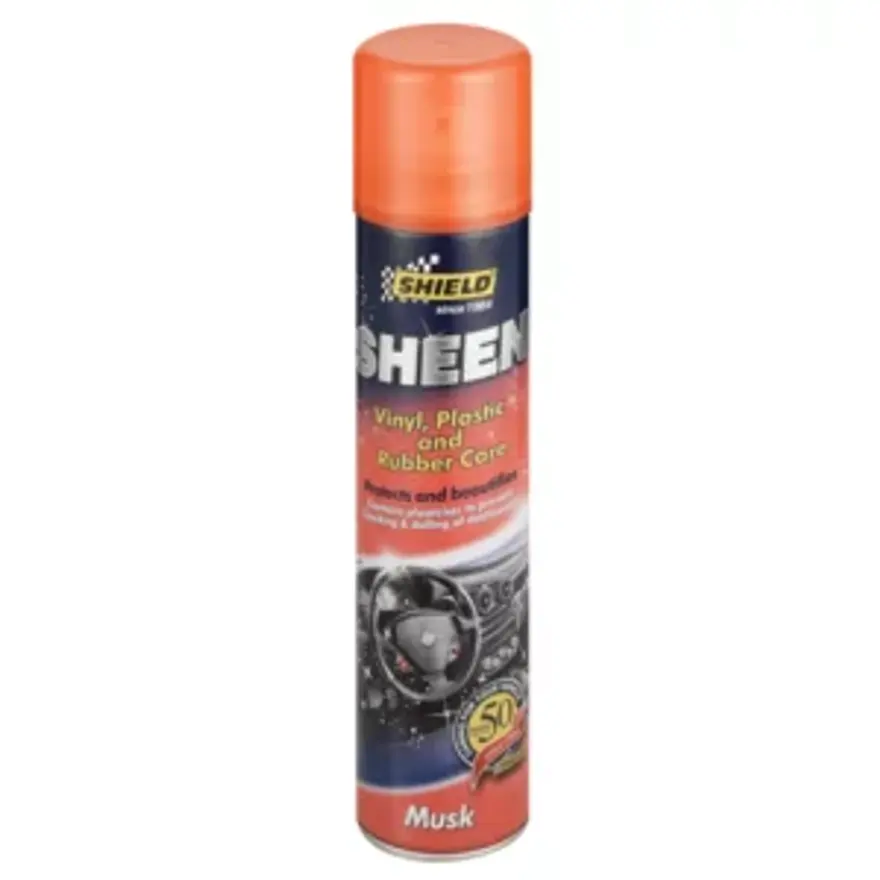 Shield Sheen Vynyl, Plastic and Ruber Care Musk 300ML