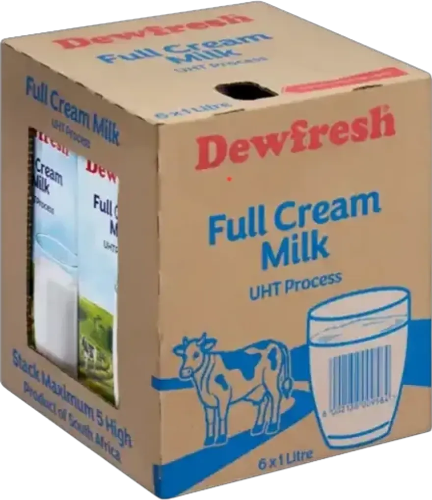 Dewfresh Full Cream Melk Long Life (6x1l)