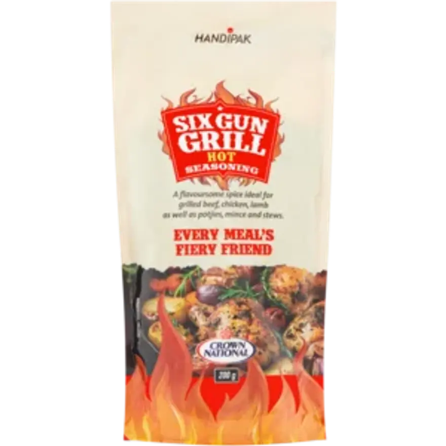 Crown National Six Gun Grill Hot Seasoning 200g