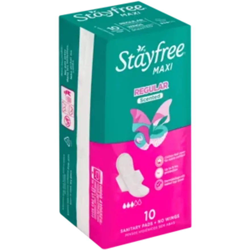 Stayfree Maxi Regular Wings Scented 10`s