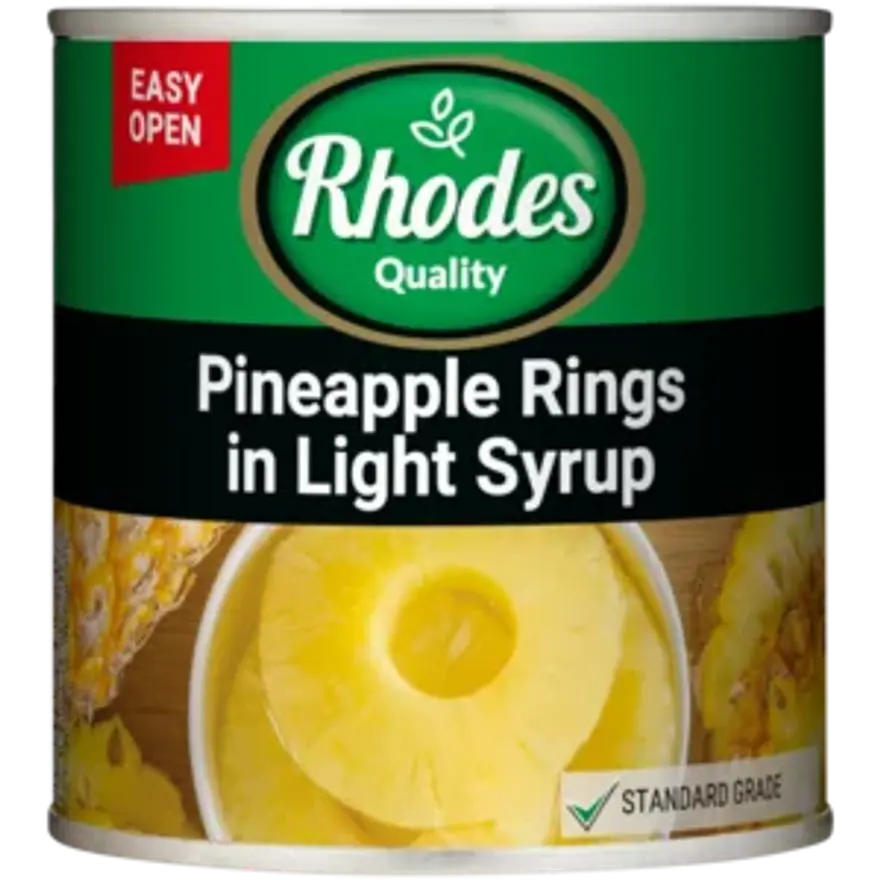pineapple rings in light syrup