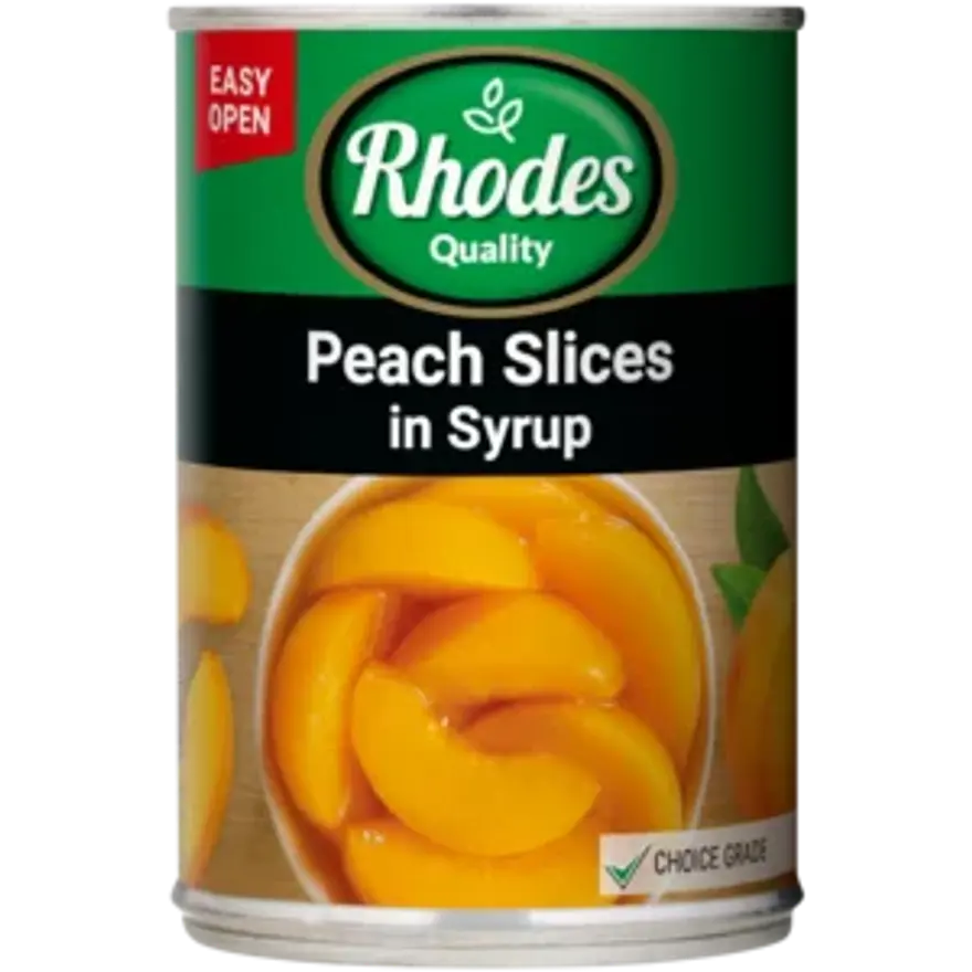 Rhodes Peach Slices in Syrup 410g