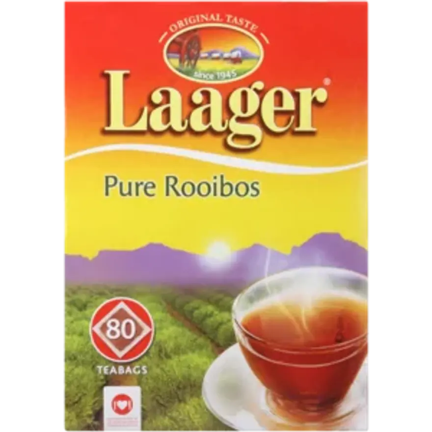 Laager Pure Rooibos Teabags 80`s