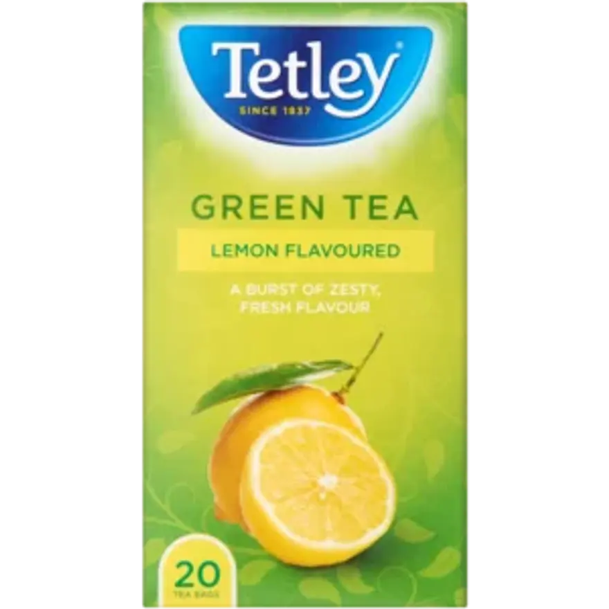Tetley Green Tee Lemon Flavoured 20tea Bags