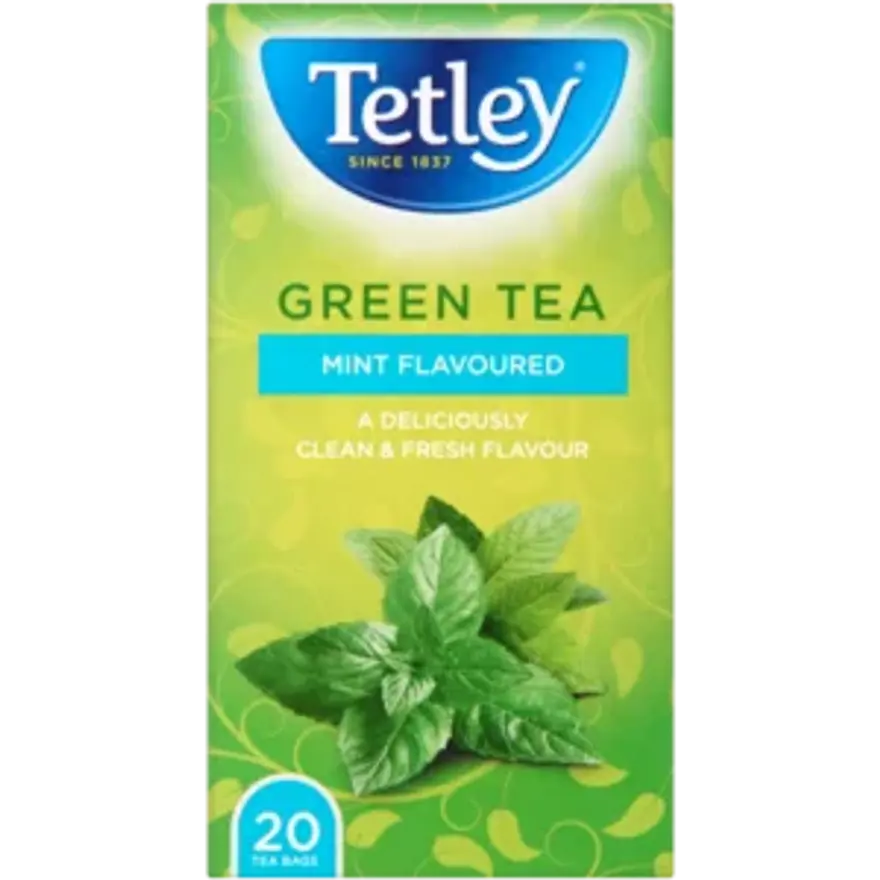 Tetley Green Tee Mint Flavoured 20Tea bags