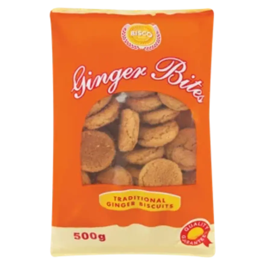 Bisco Ginger Bites 500g