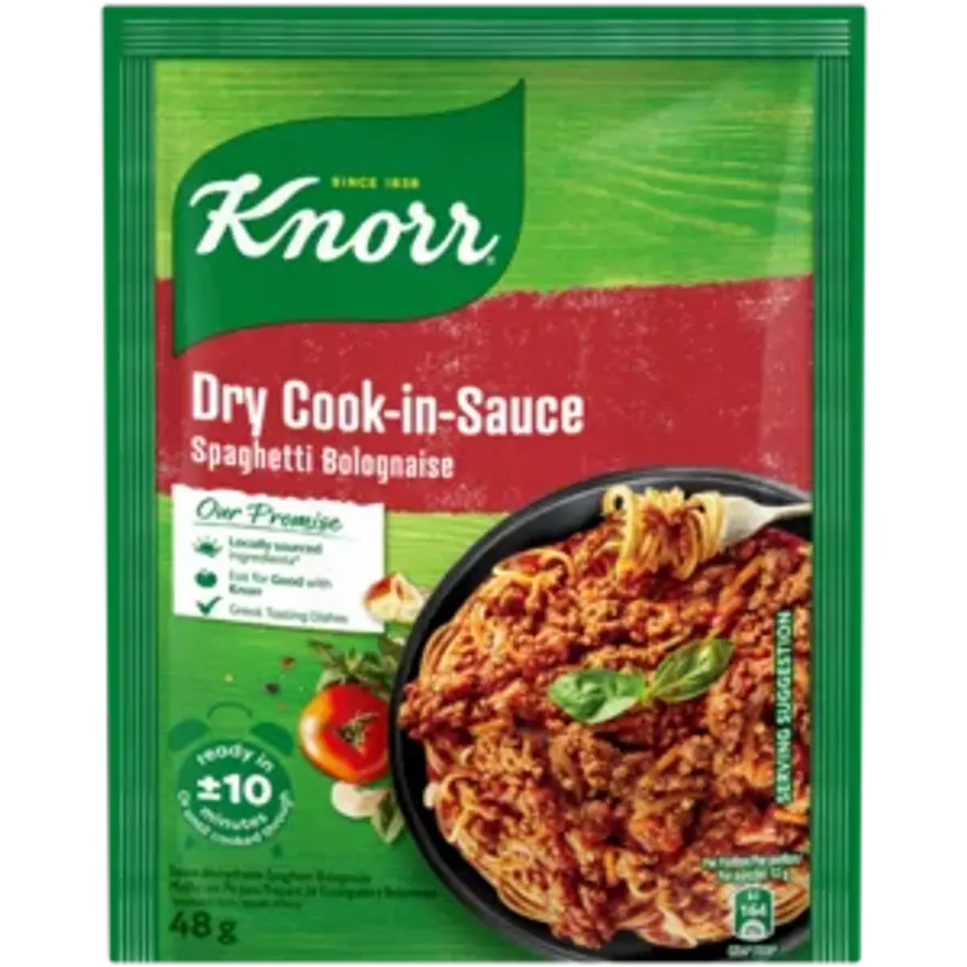 Knorr Dry Cook In Sauce Spaghetti Bolonaise 48g