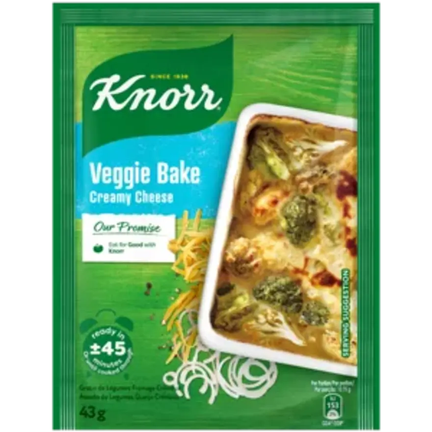 Knorr Veggie Bake Creamy Kaas 43g