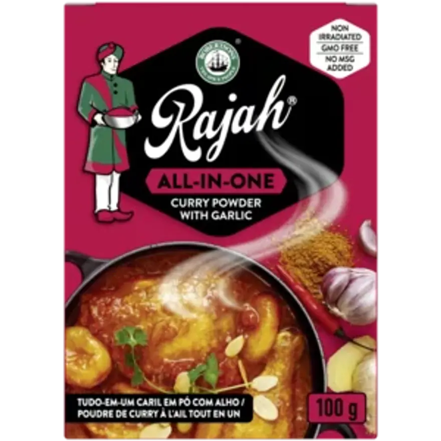 Rajah All in One Curry Powder With Garlic 100g
