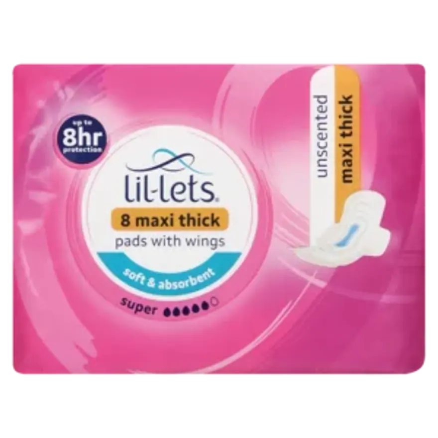 Lil-Lets Pds Maxi Unscented Super 8`s