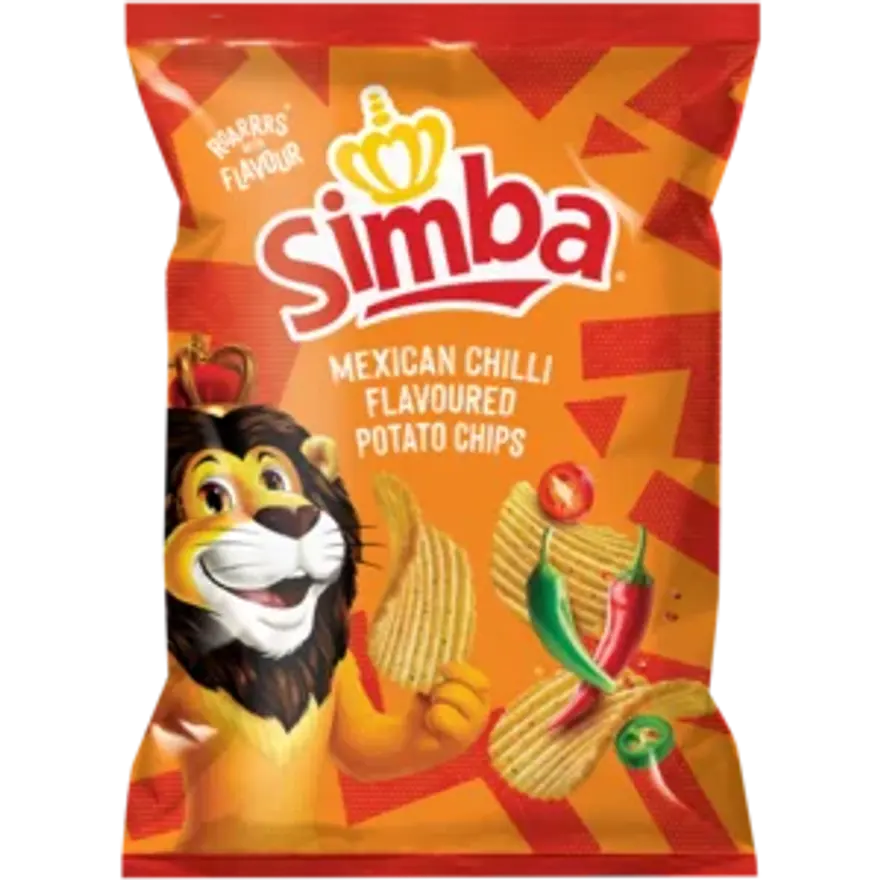 Simba Mexican Chilli Chips 120g