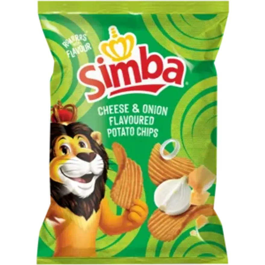 Simba Kaas & Ui Aartappel Chips 120g