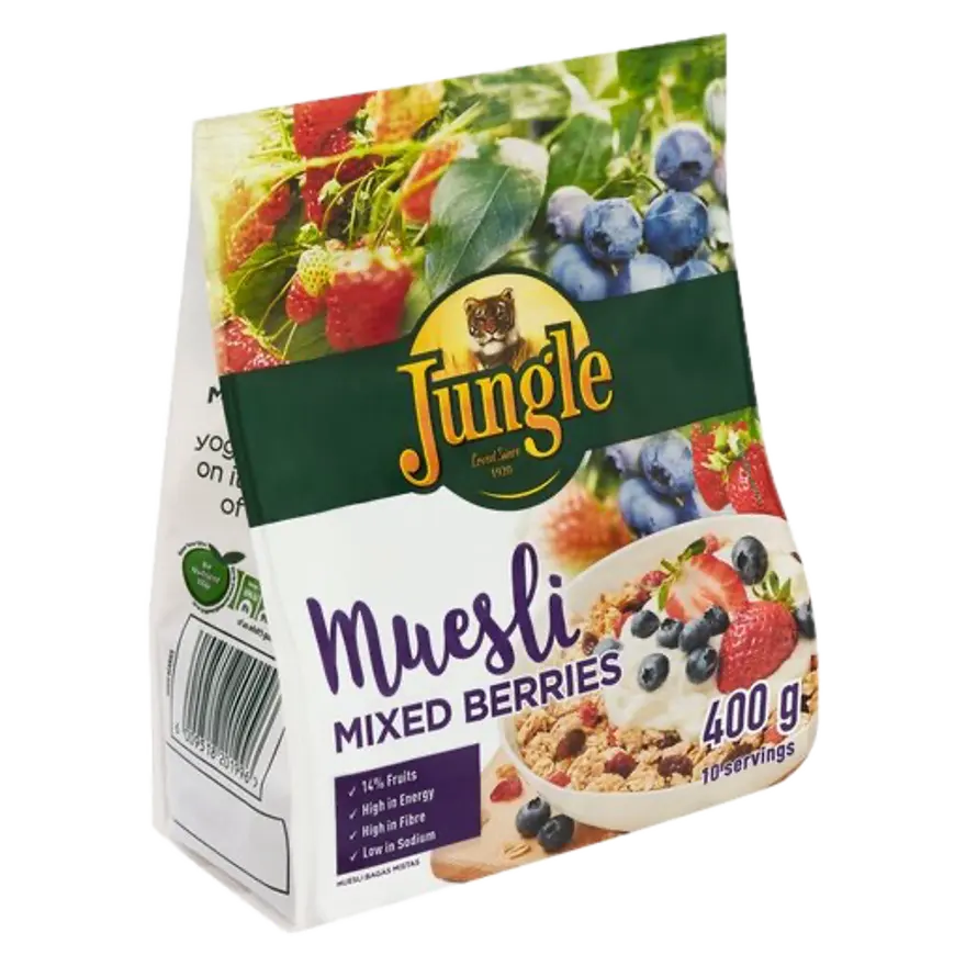 Jungle Muesli Mixed Berries 400g